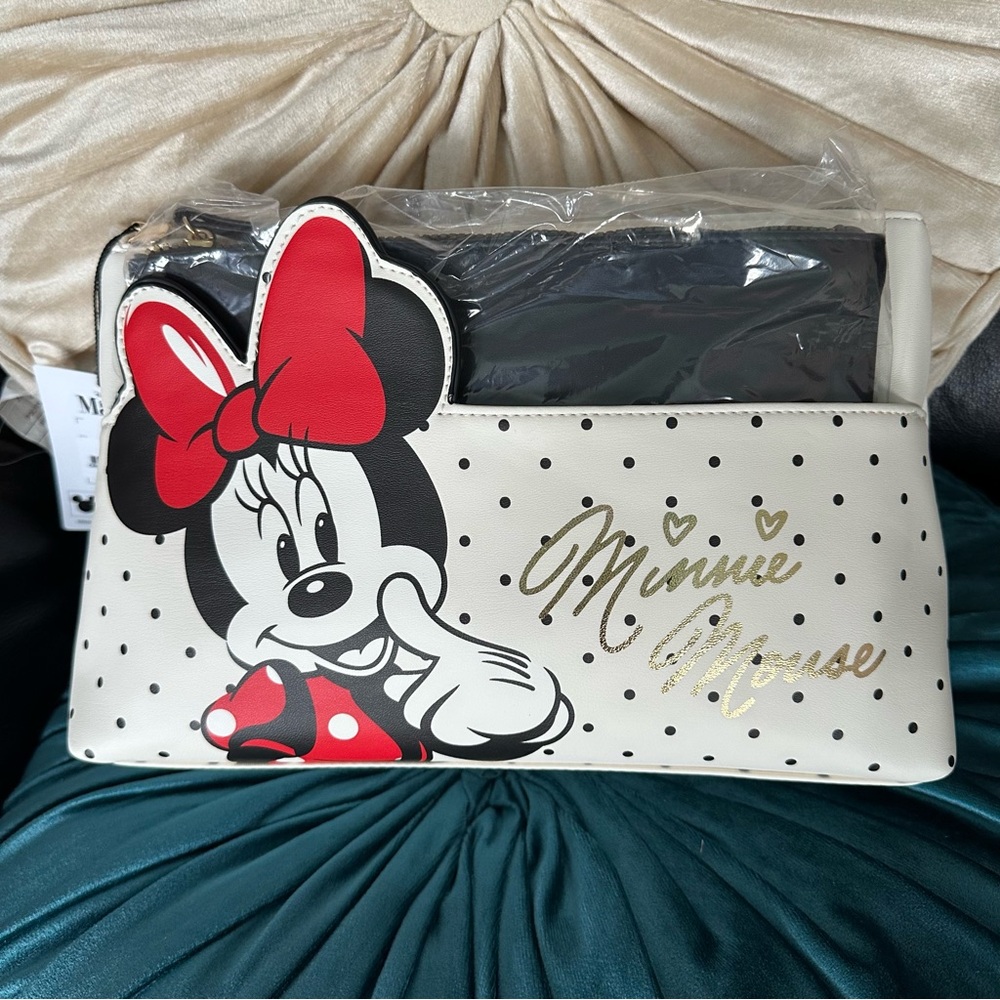 Disney Minnie Mouse Two Cosmetic Travel Bags from Primark: NWT